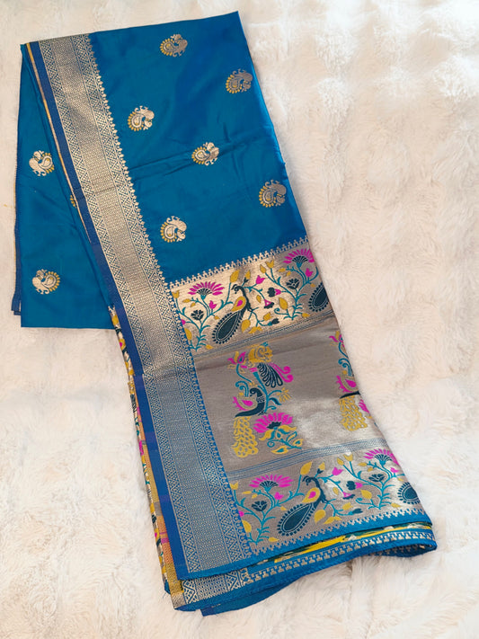 Paithani Benarasi Silk Dupatta  for Lehenga Dresses Wedding Festive Ethnic Wear