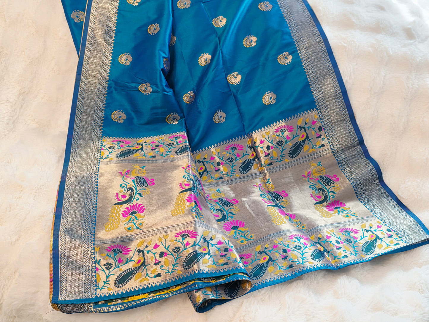 Paithani Benarasi Silk Dupatta  for Lehenga Dresses Wedding Festive Ethnic Wear