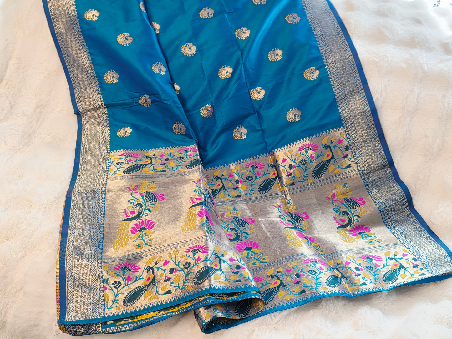 Paithani Benarasi Silk Dupatta  for Lehenga Dresses Wedding Festive Ethnic Wear