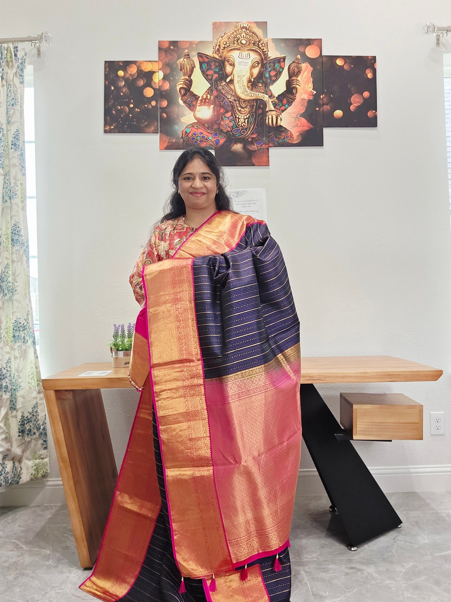 Pure Kanchi Silk Saree - Blouse