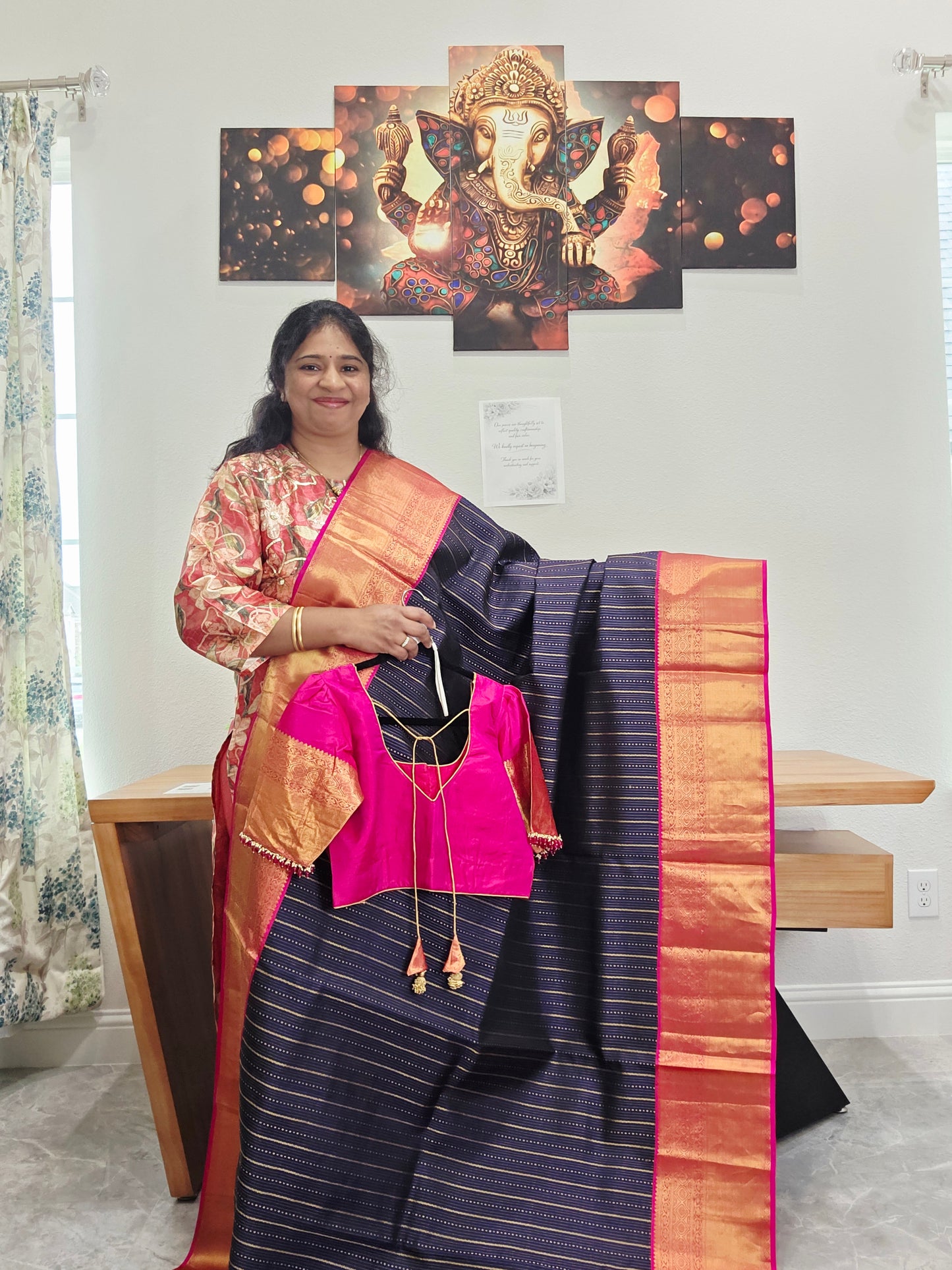 Pure Kanchi Silk Saree - Blouse