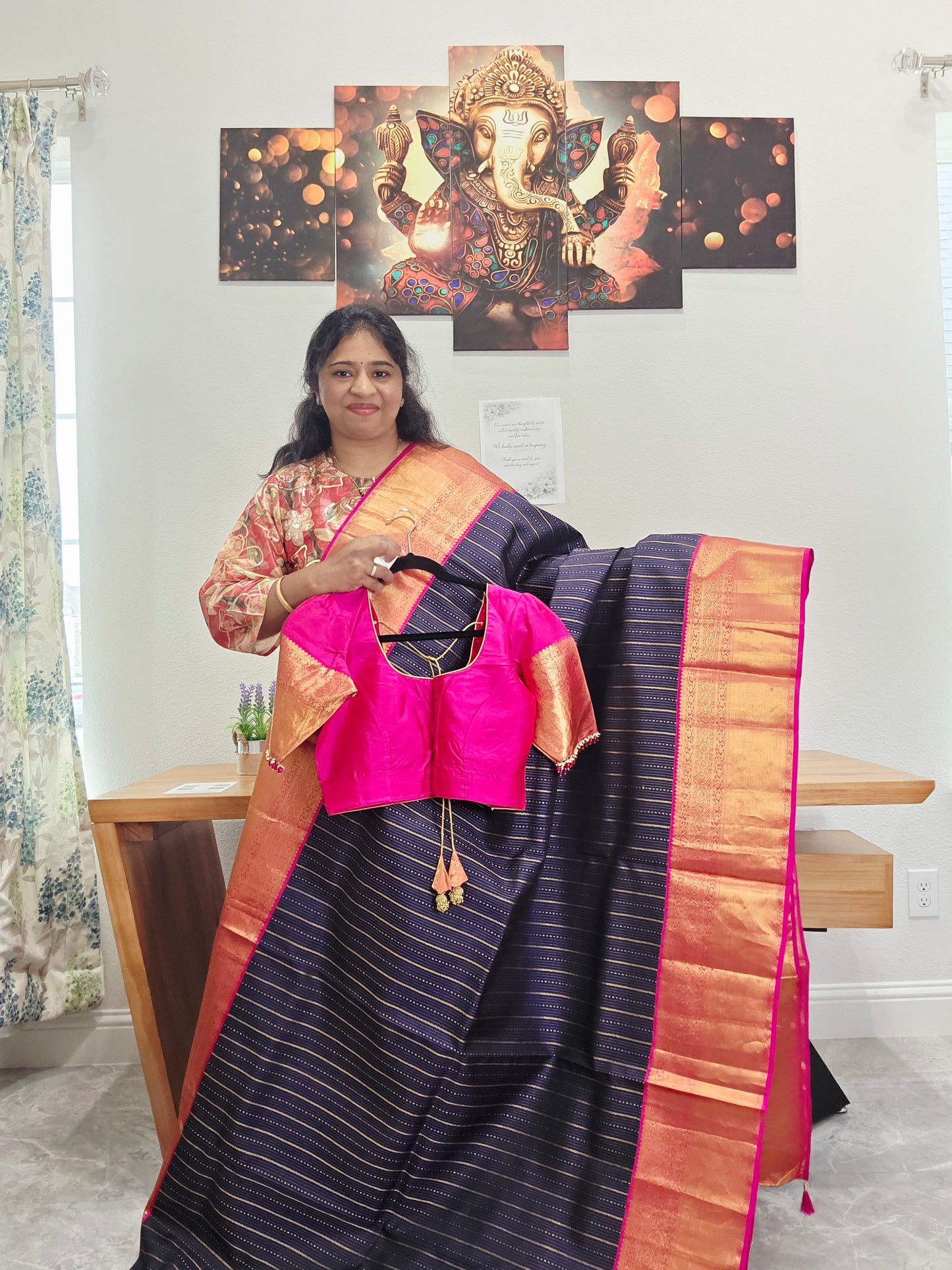 Pure Kanchi Silk Saree - Blouse