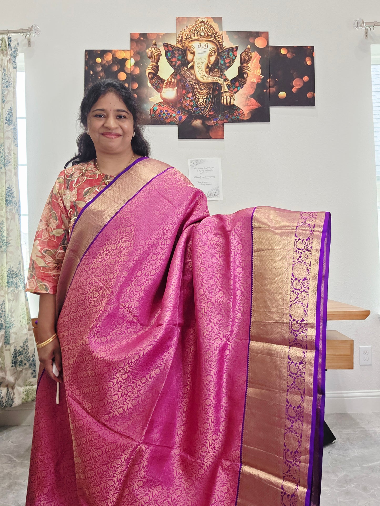 Kanchi Soft Silk Designer Saree - Maggam Blouse