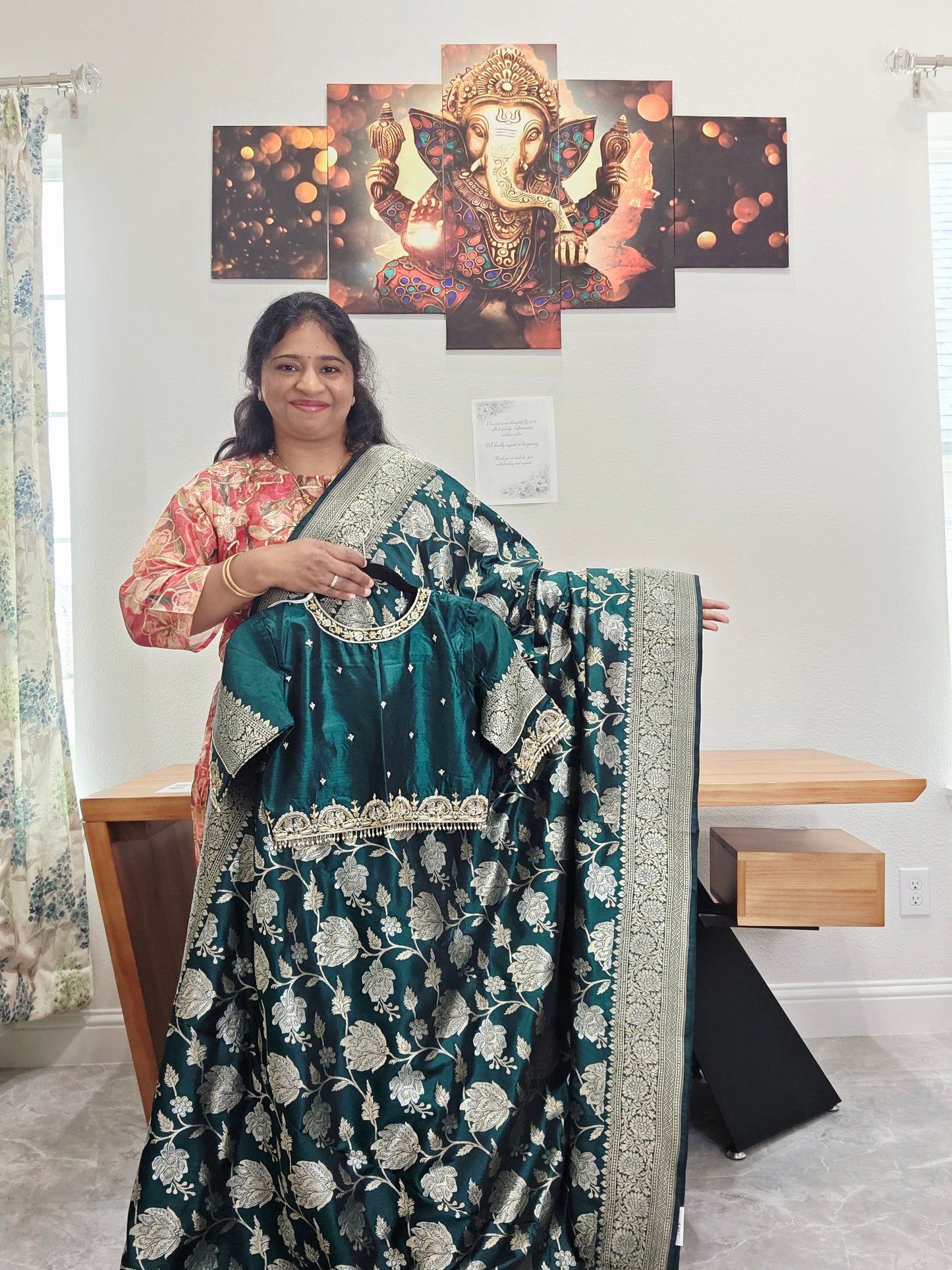 Pure Benarasi Katan Silk All Over Designer Saree - Maggam Blouse