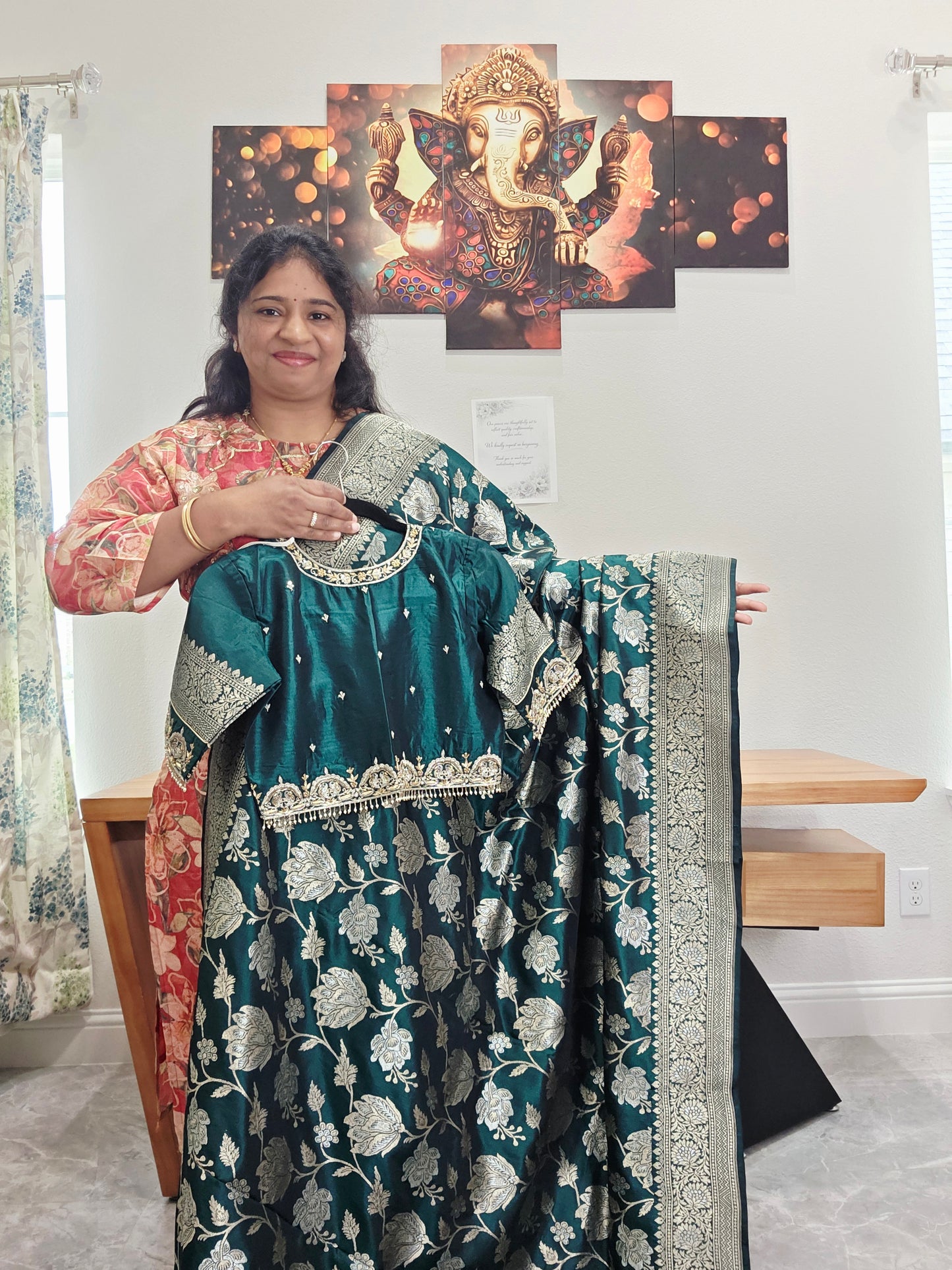 Pure Benarasi Katan Silk All Over Designer Saree - Maggam Blouse