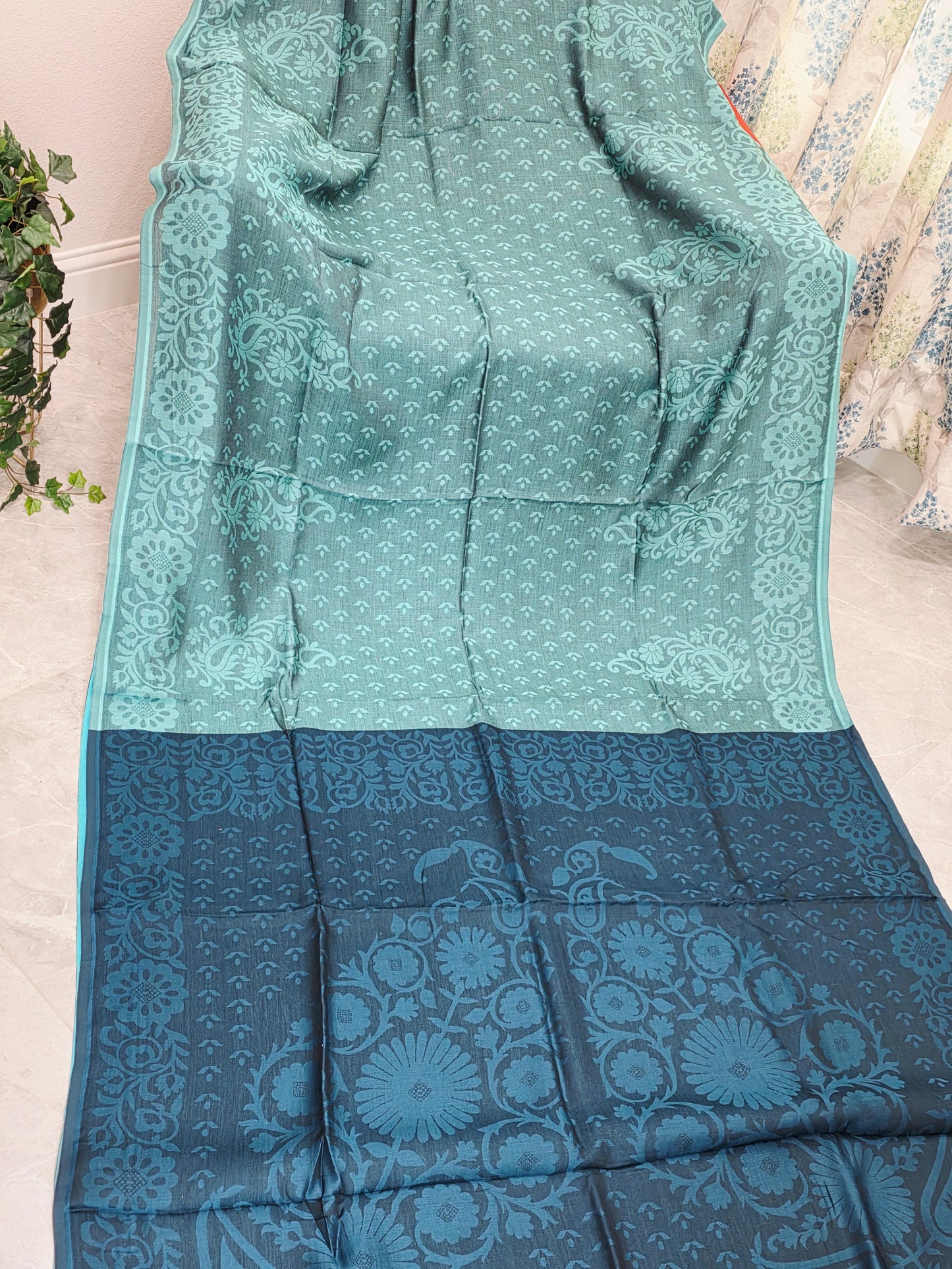 Nayanthara's Inspired Design Soft Khadi Cotton Handloom Designer Saree