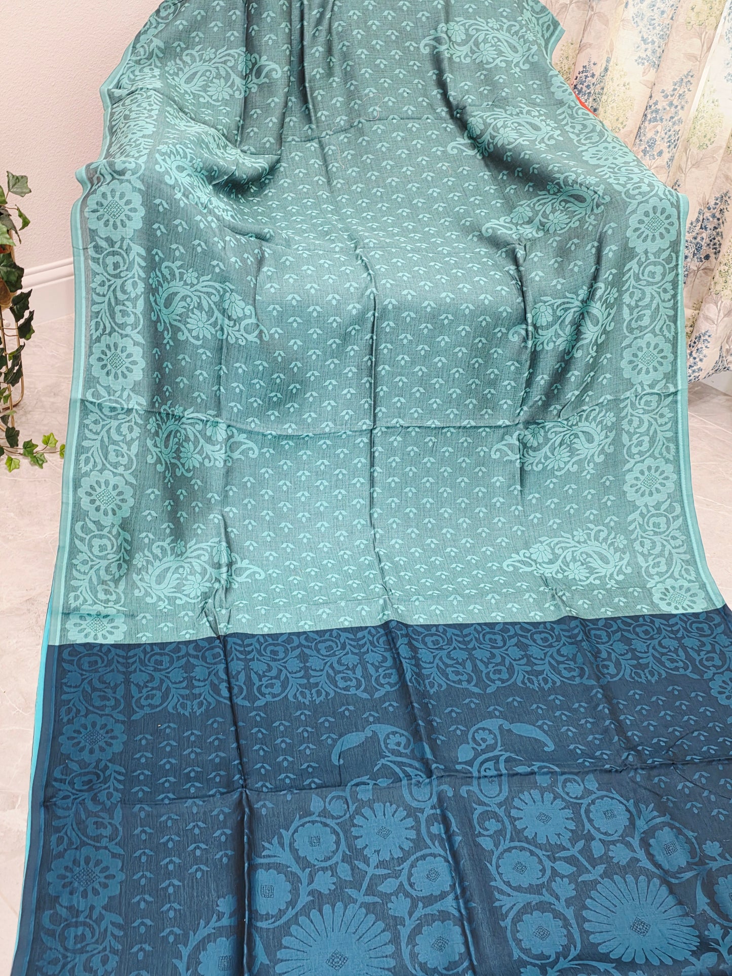 Nayanthara's Inspired Design Soft Khadi Cotton Handloom Designer Saree