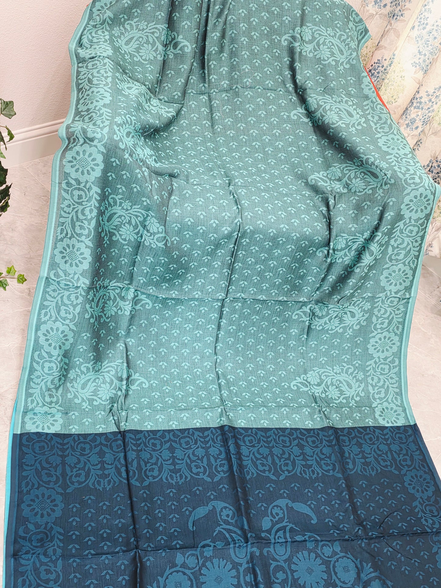 Nayanthara's Inspired Design Soft Khadi Cotton Handloom Designer Saree