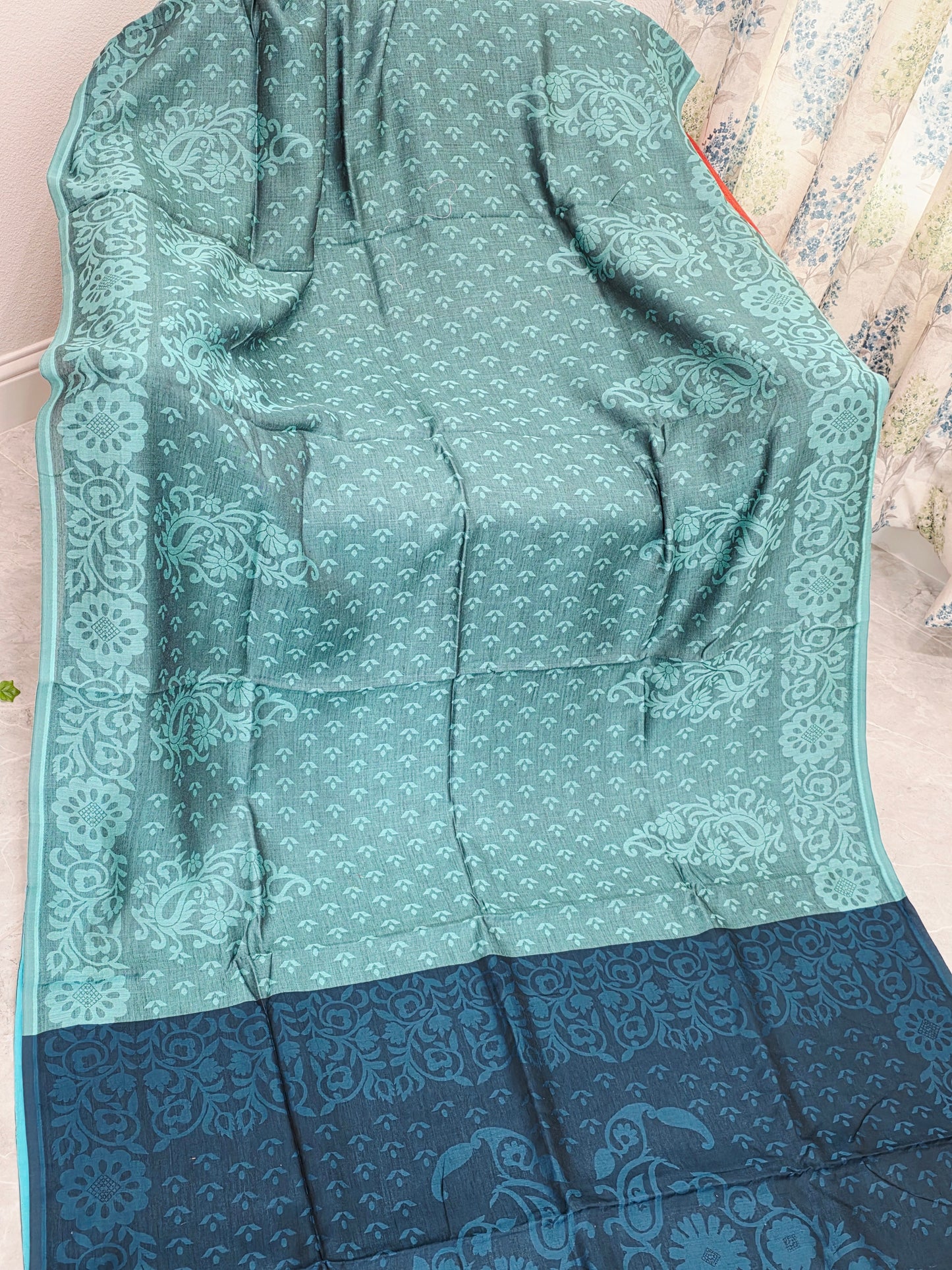 Nayanthara's Inspired Design Soft Khadi Cotton Handloom Designer Saree