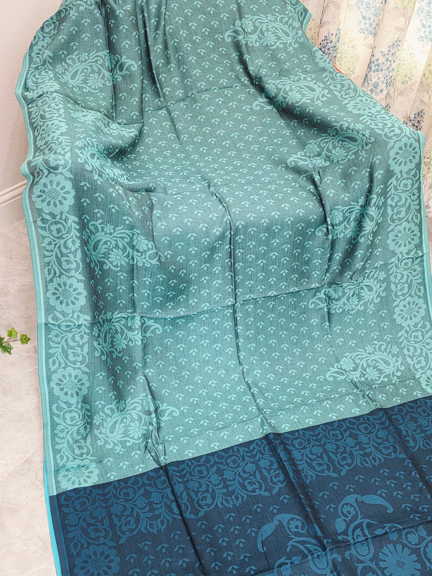 Nayanthara's Inspired Design Soft Khadi Cotton Handloom Designer Saree