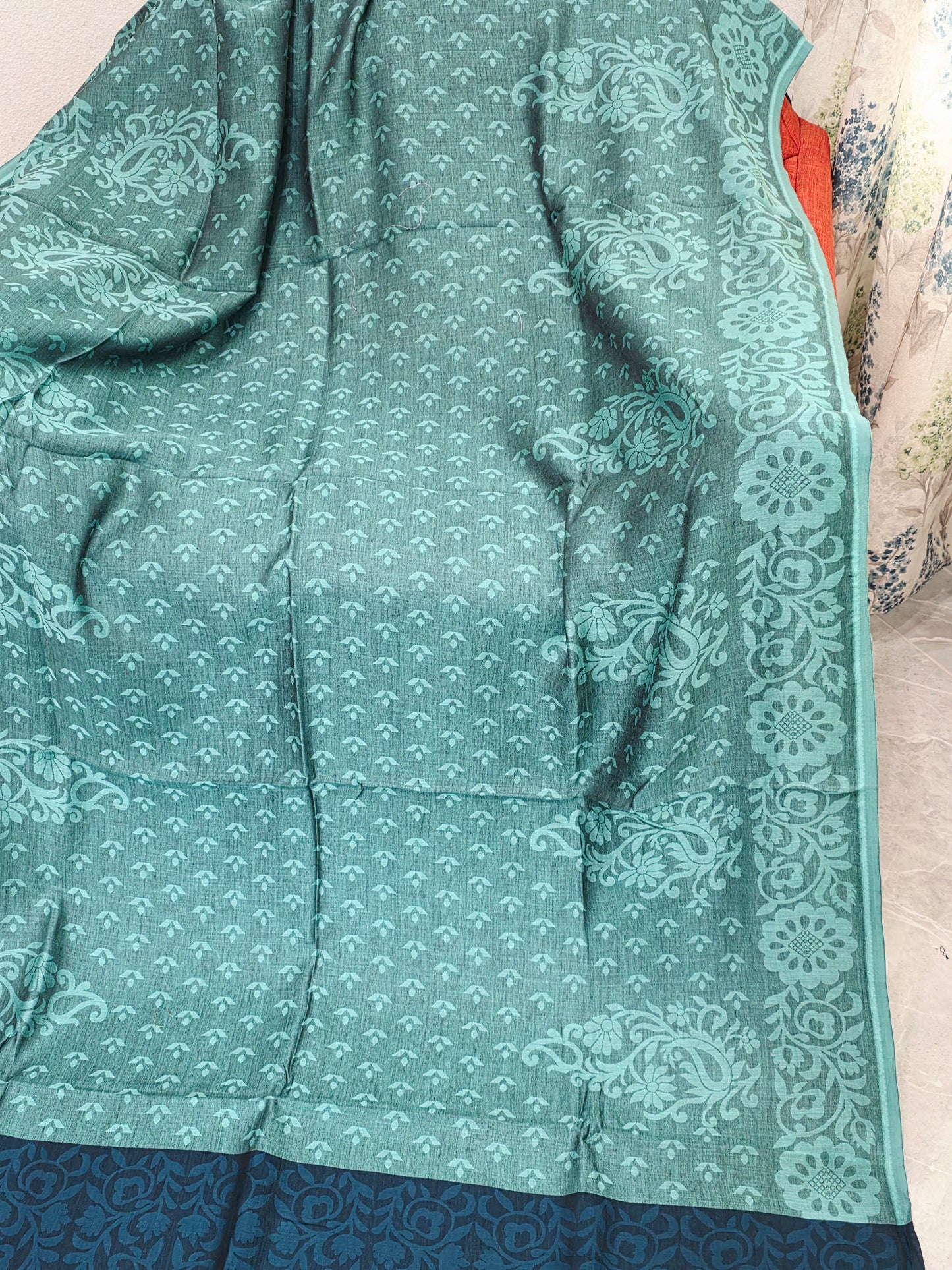 Nayanthara's Inspired Design Soft Khadi Cotton Handloom Designer Saree