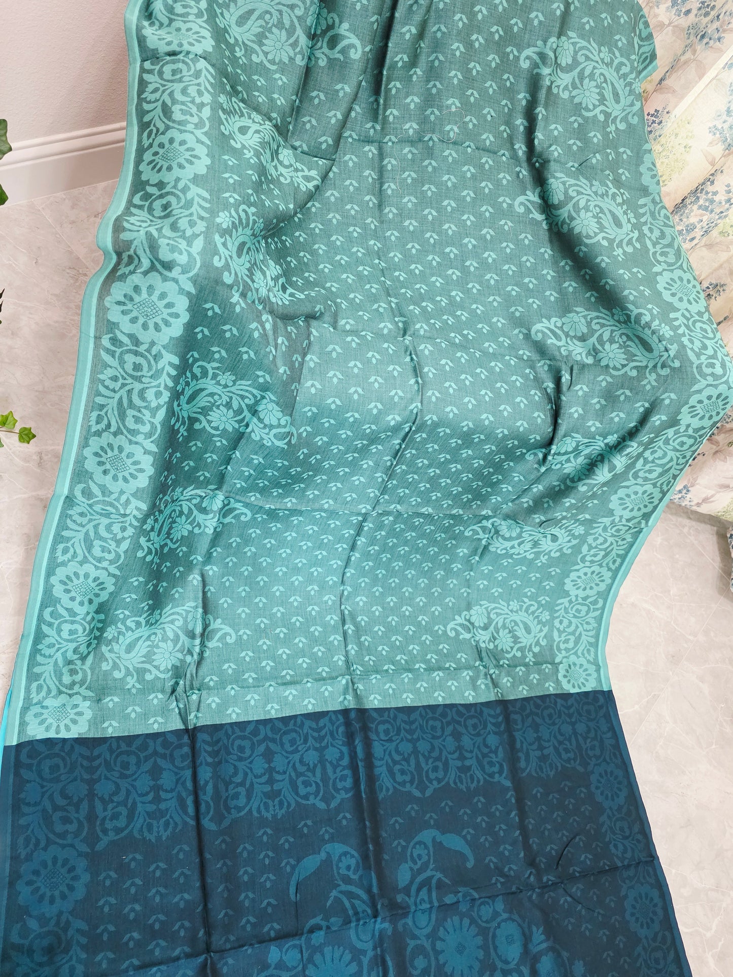 Nayanthara's Inspired Design Soft Khadi Cotton Handloom Designer Saree