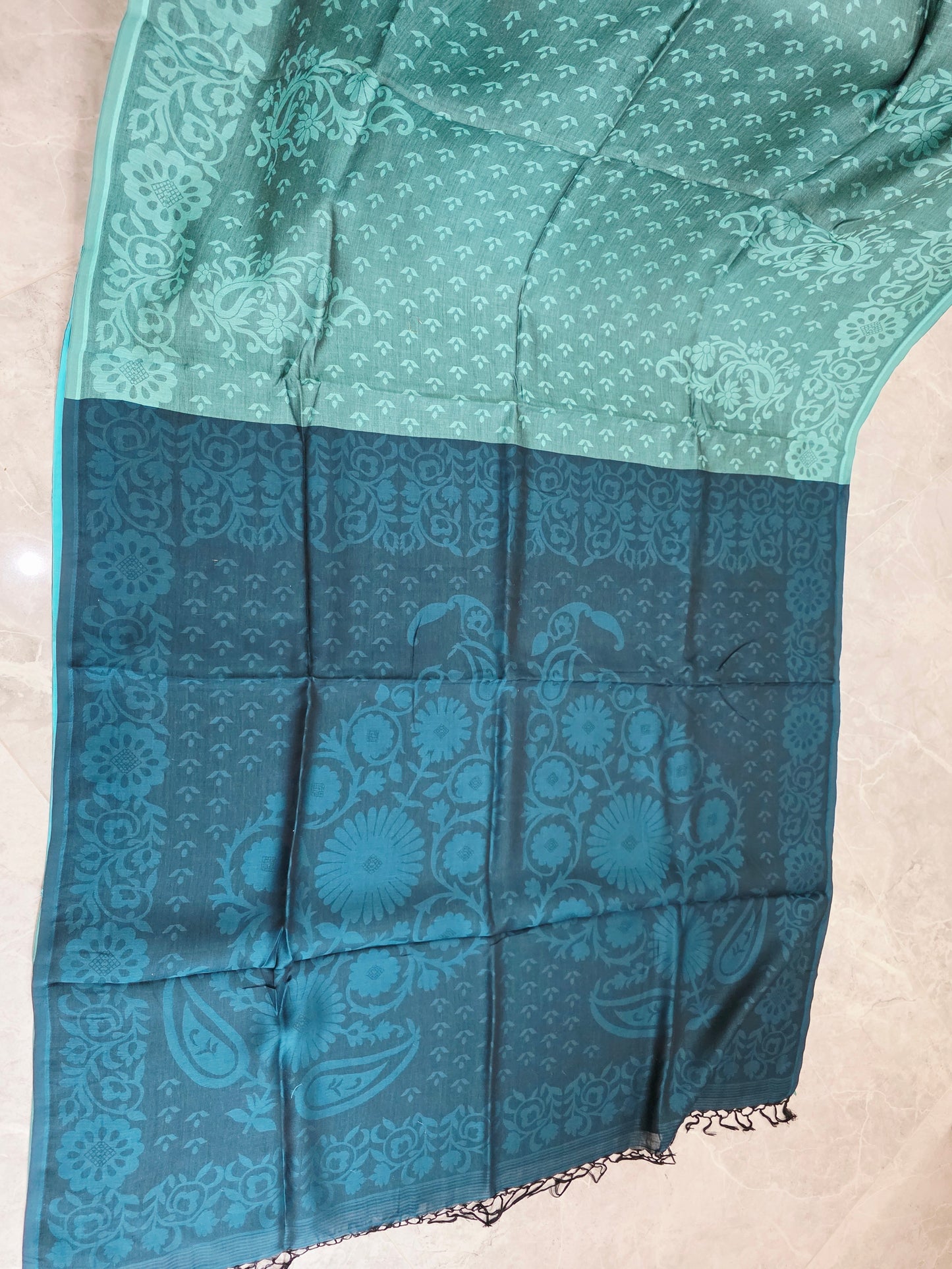Nayanthara's Inspired Design Soft Khadi Cotton Handloom Designer Saree