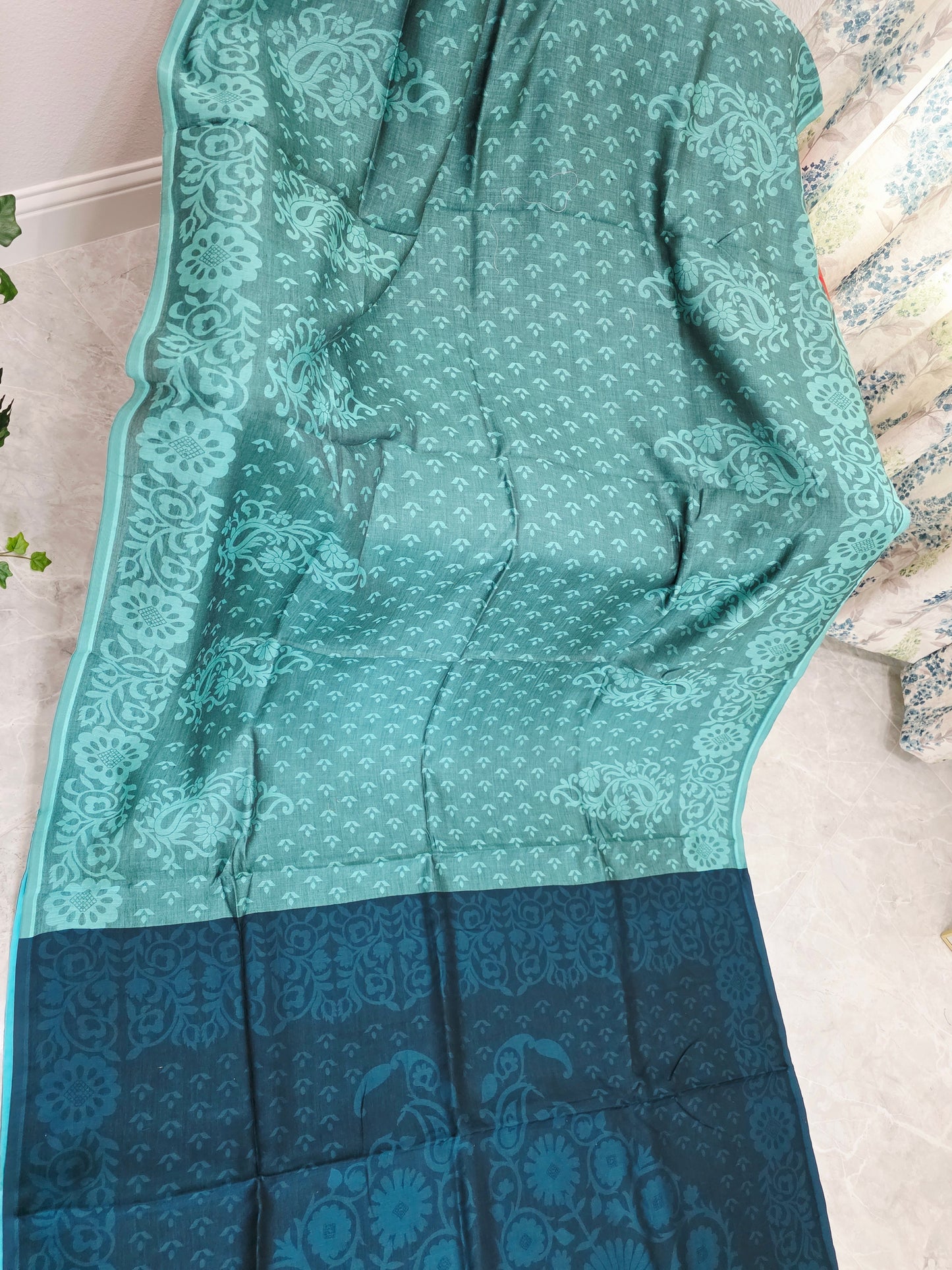 Nayanthara's Inspired Design Soft Khadi Cotton Handloom Designer Saree