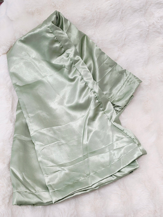 Mint Green Satin Petticoat