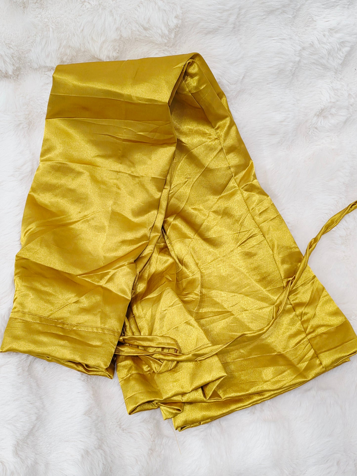Mustard Yellow Satin Petticoat