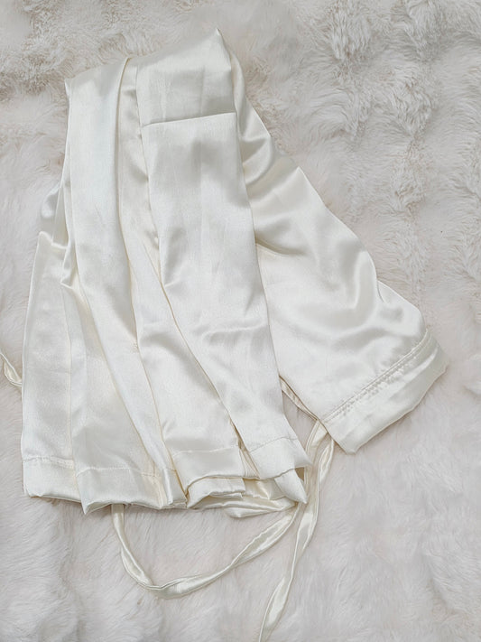 Off-white Satin Petticoat