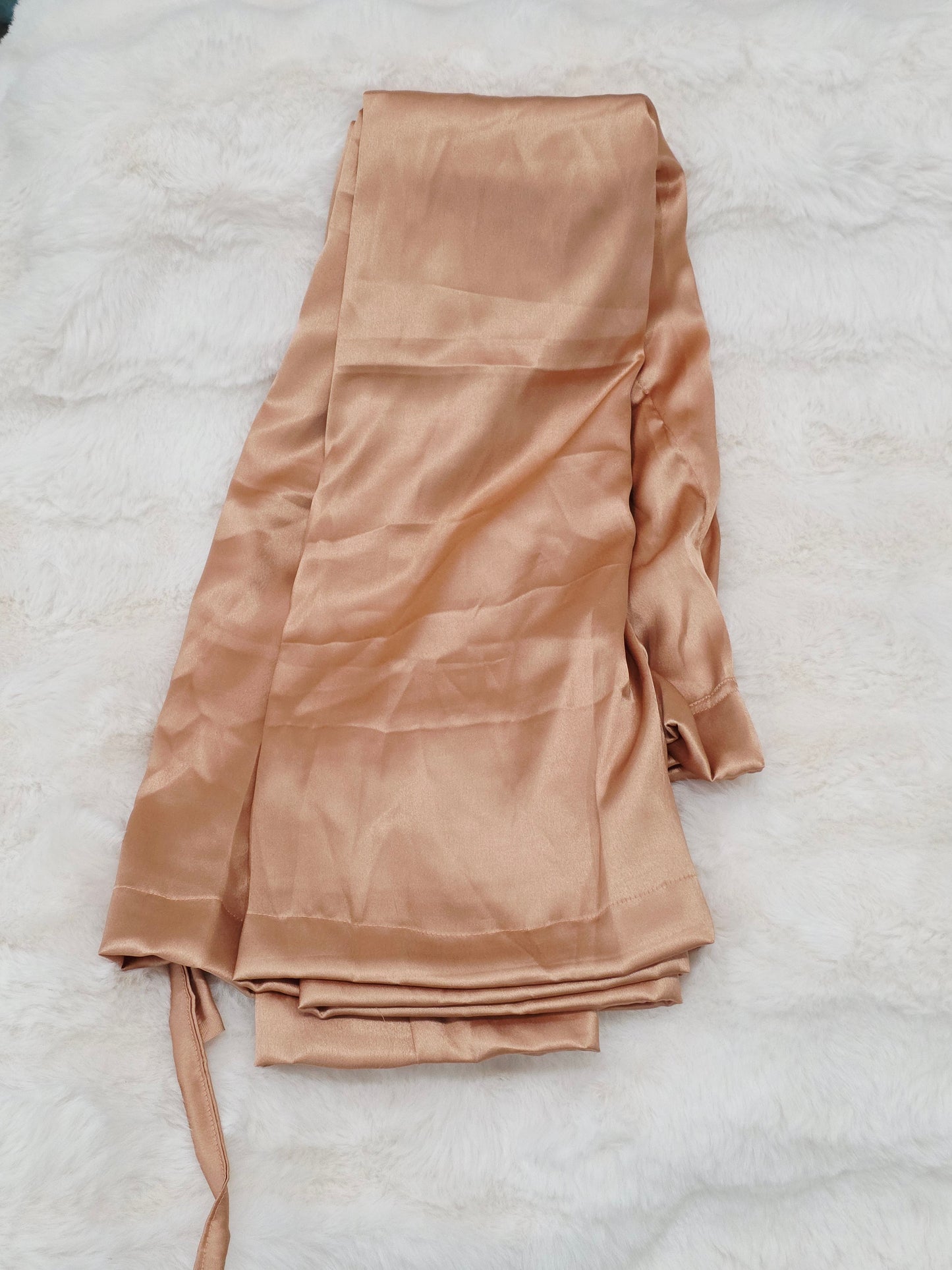 Peach Satin Petticoat