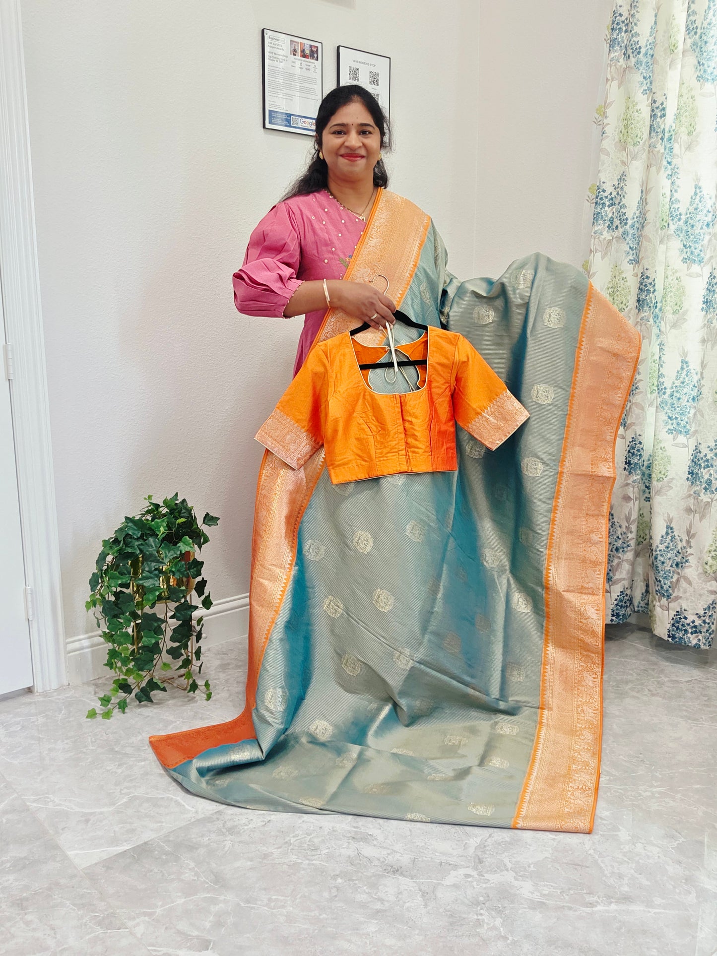 Designer Premium Quality Benarasi Silk Saree -  Blouse