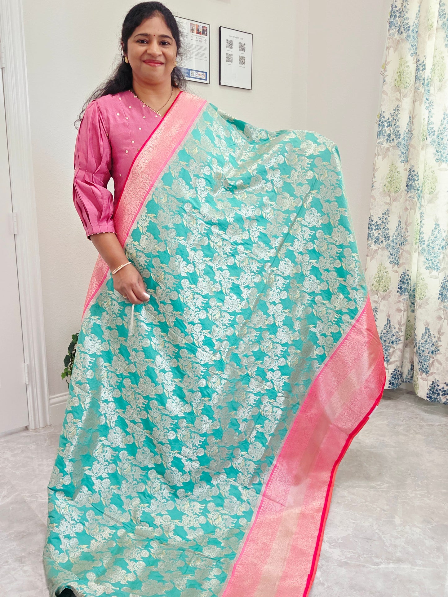 Designer Premium Quality Benarasi Silk Saree -  Blouse