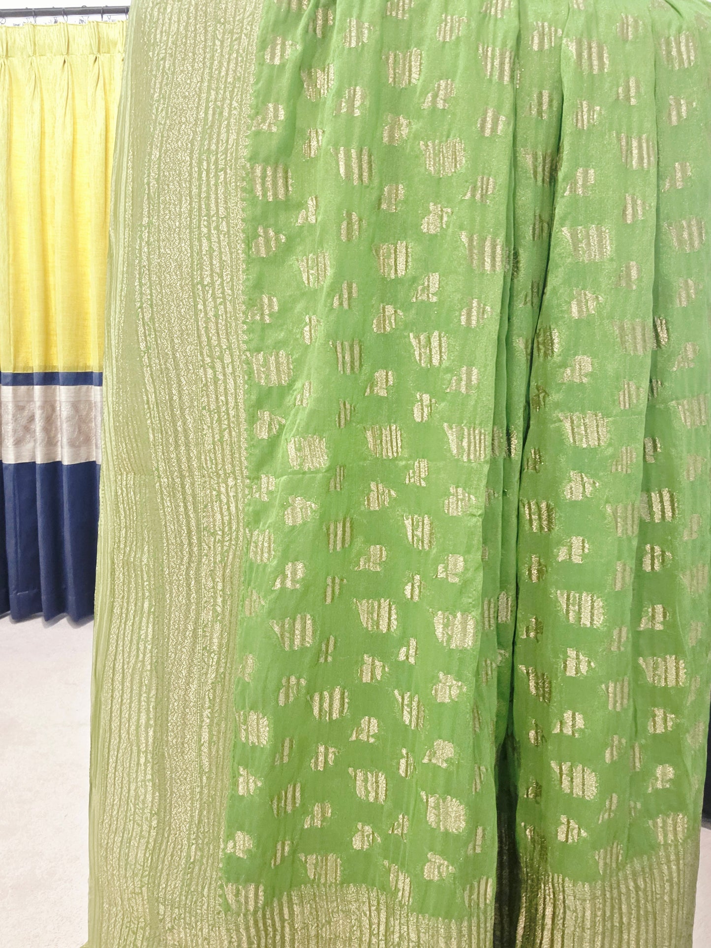 Crush Silk Designer Saree - Blouse