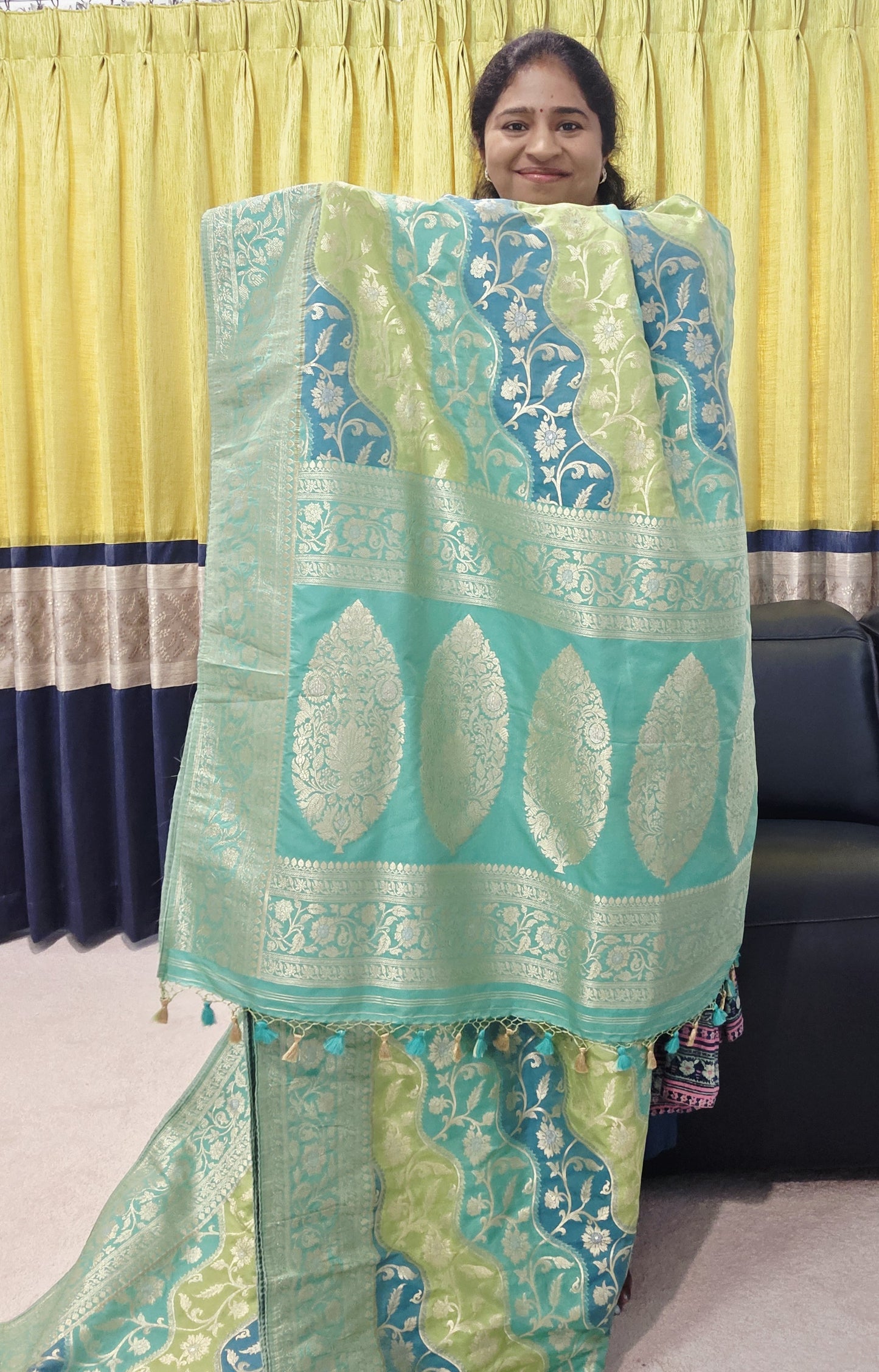 Benarasi Uppada Soft Silk Designer Saree - Blouse