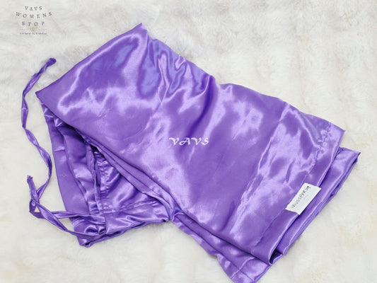 Imperial Lilac Purple Customized Satin Petticoat