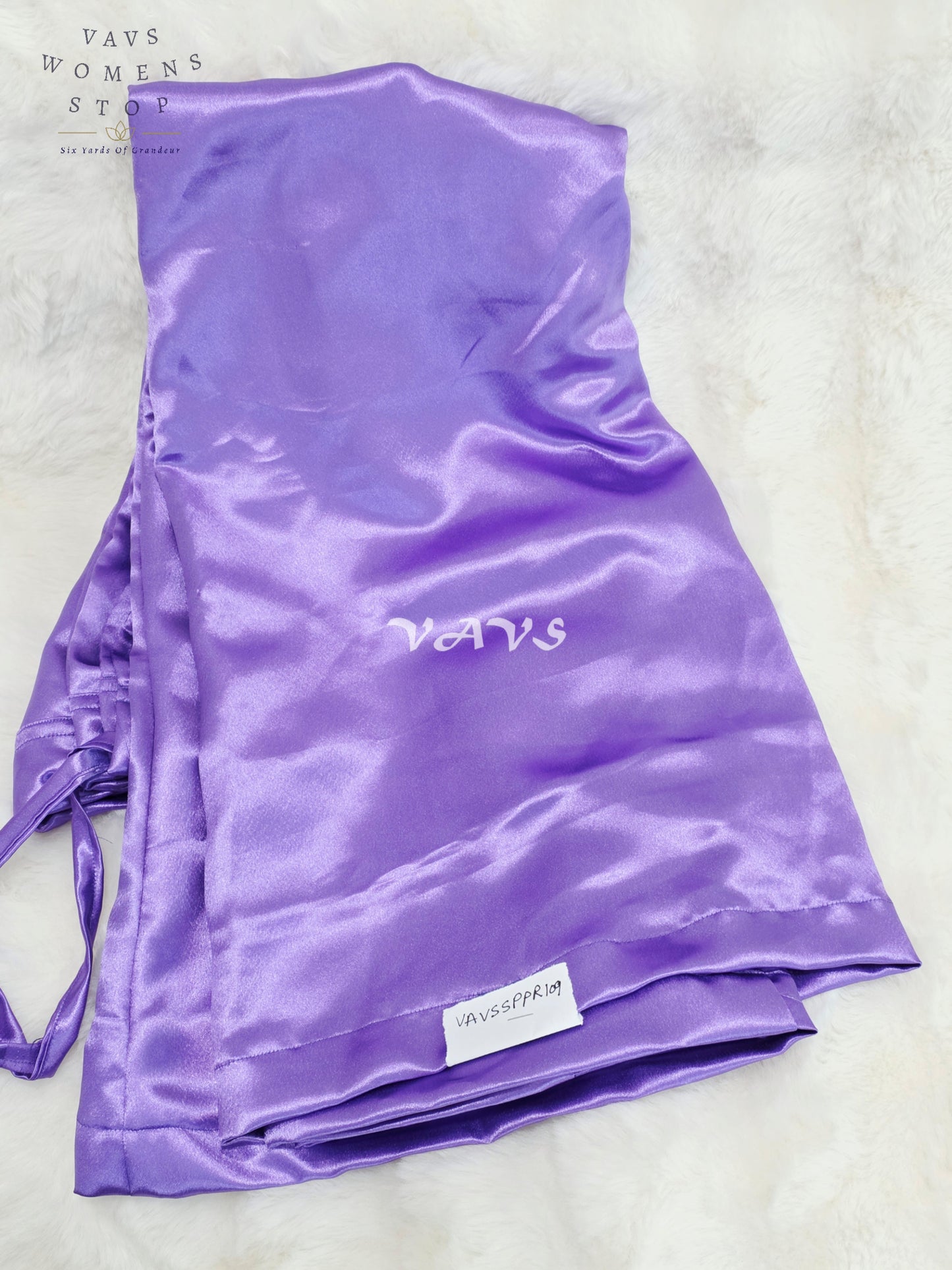 Imperial Lilac Purple Customized Satin Petticoat