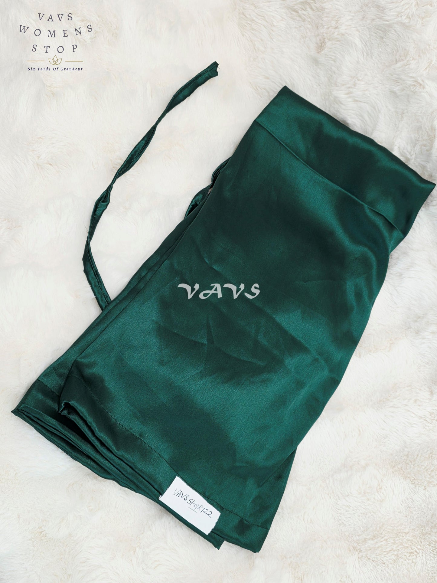 Royal Emerald Green Customized Satin Petticoat