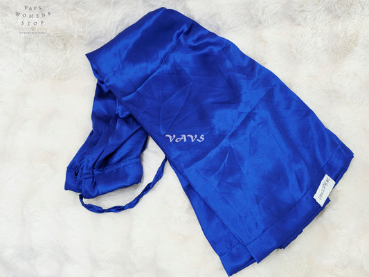 Royal Sapphire Blue Satin Petticoat