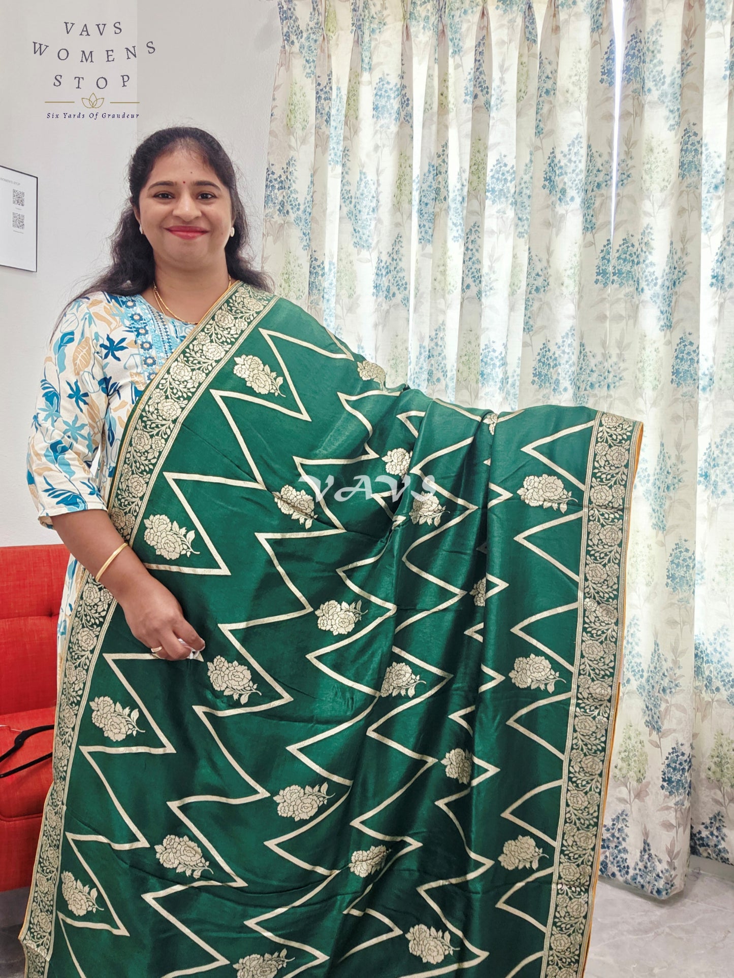 Munga Crepe Silk Saree - Blouse