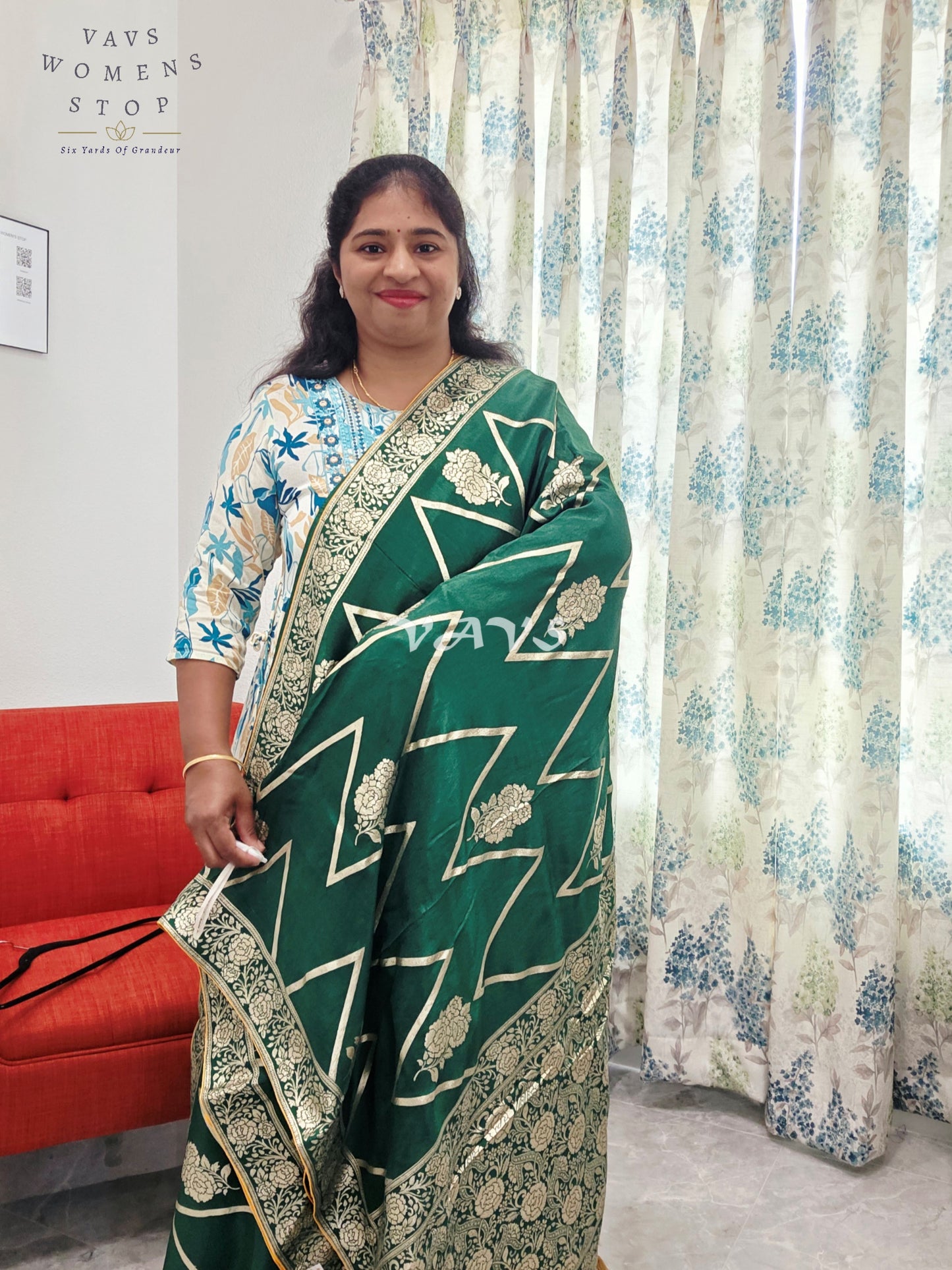 Munga Crepe Silk Saree - Blouse