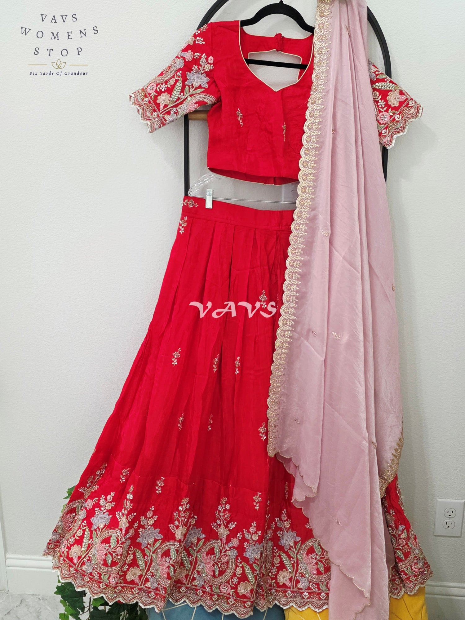 Half Saree Grandeur