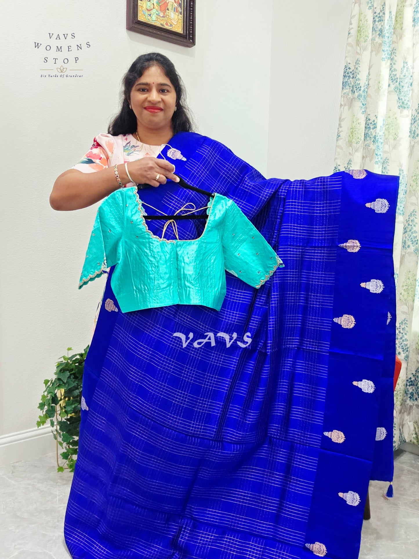 Classy Pure Mango Silk Saree - Maggam Blouse