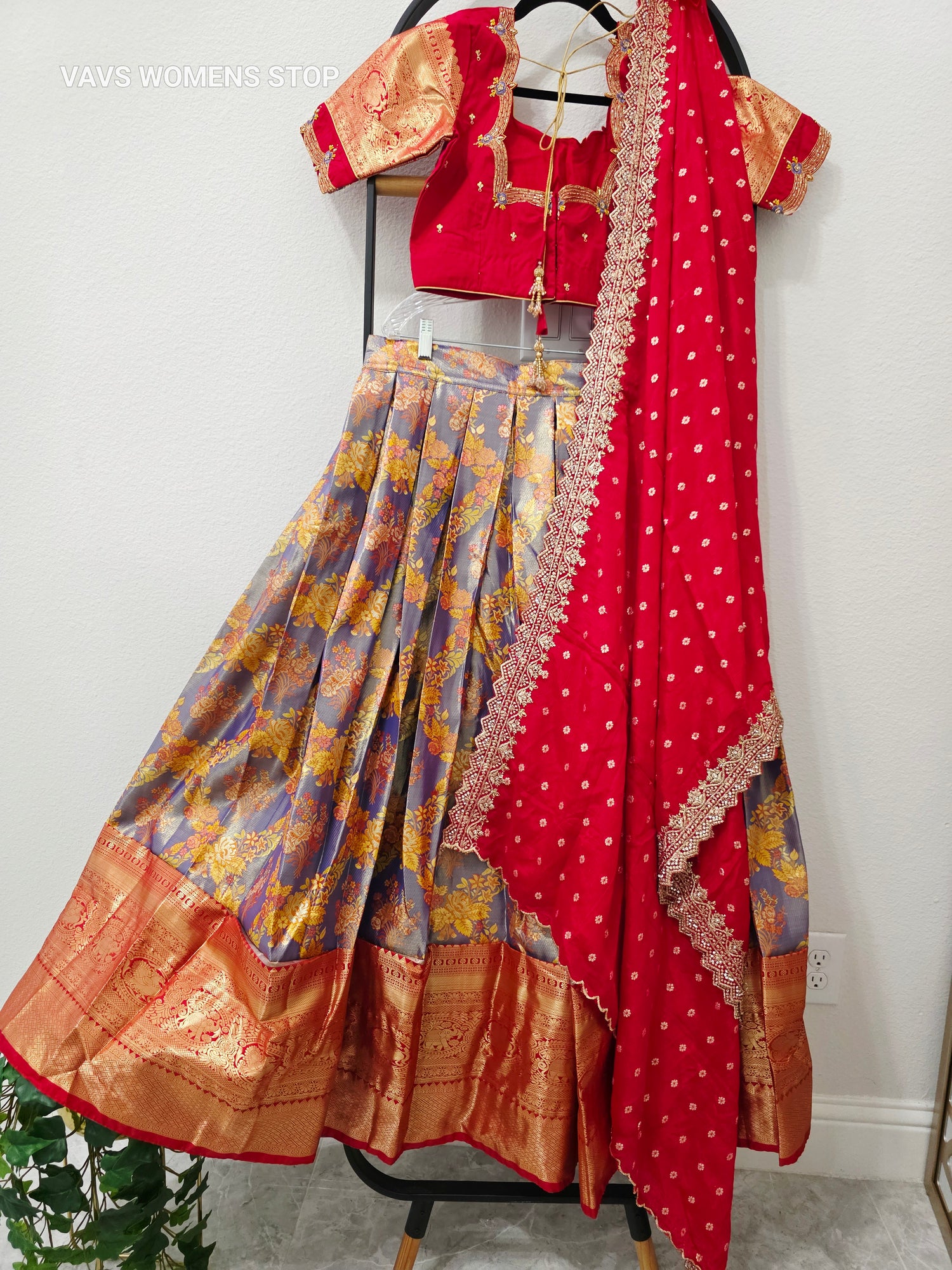 Half Saree Grandeur