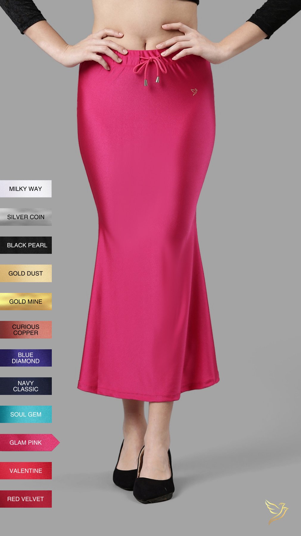 Saree Shape Wear L/XL Glam Pink