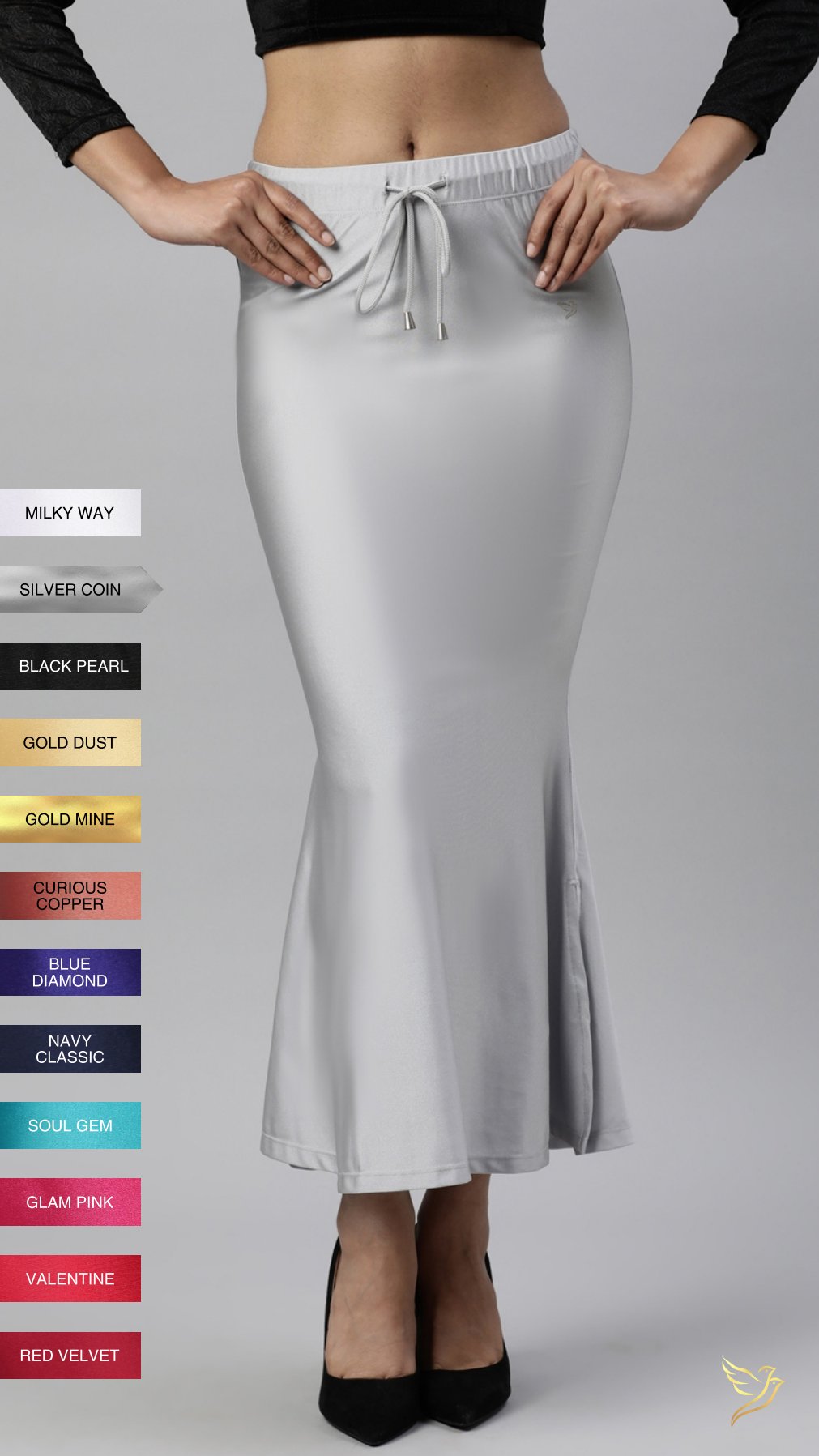 Saree Shape Wear L/XL Silver