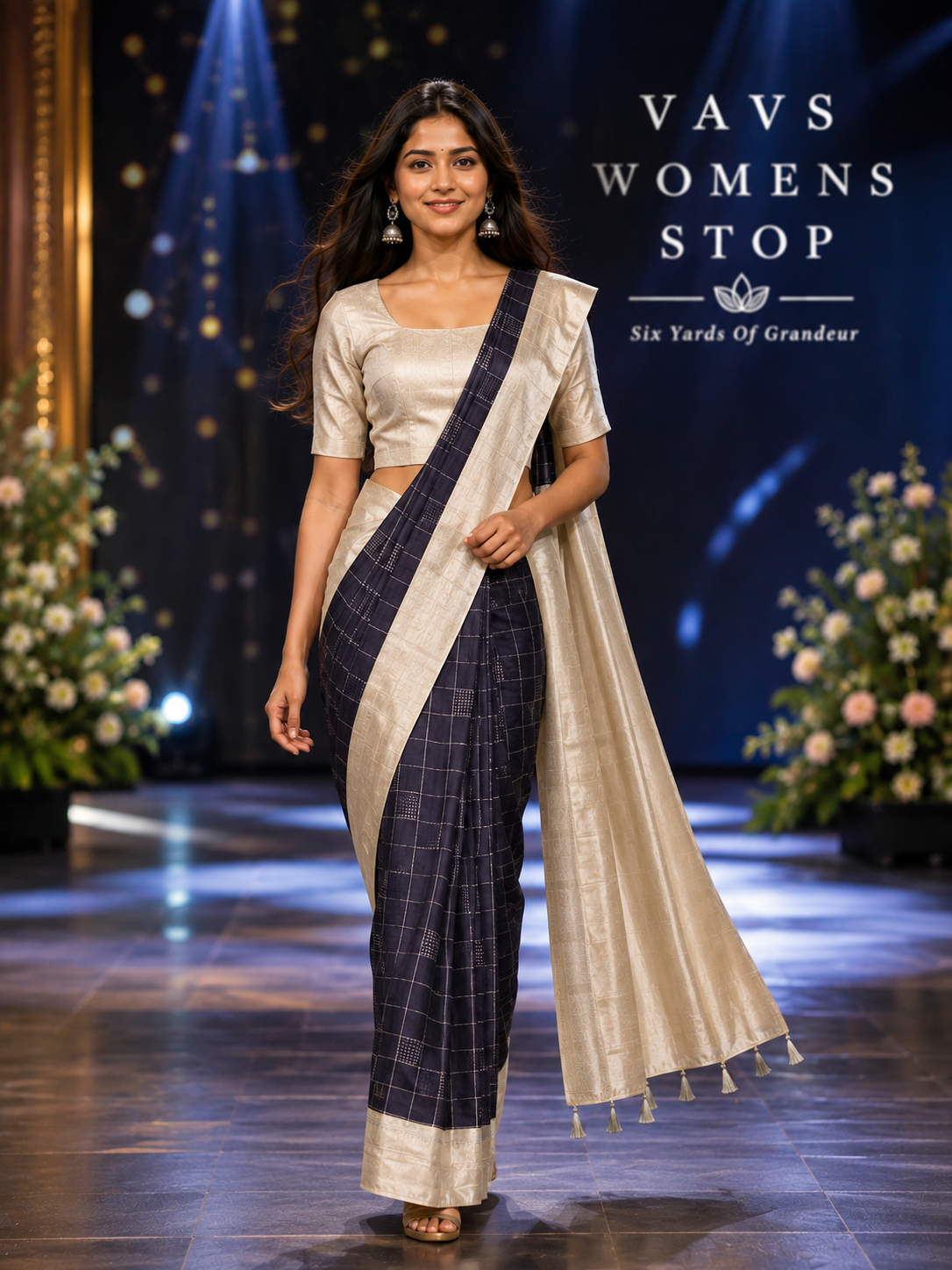 Pure Kanchi Pattu Silk Saree - Blouse