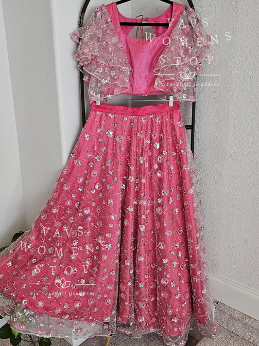 Designer Sequins Lehenga Blouse Set