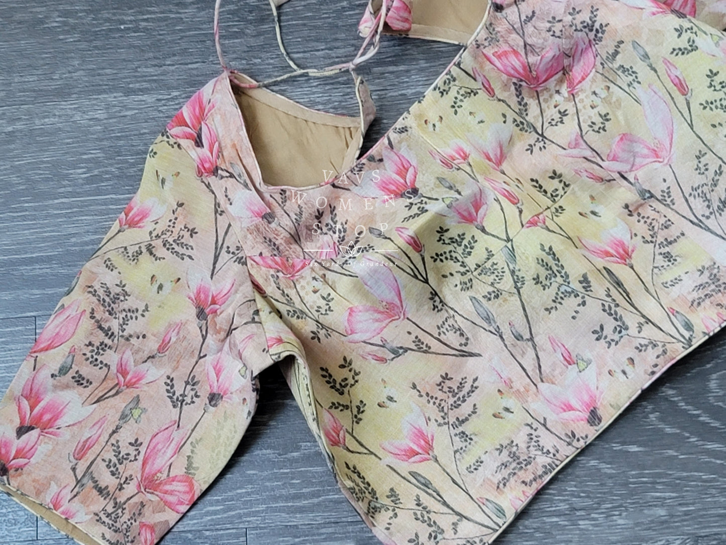 Floral Tissue Blouse