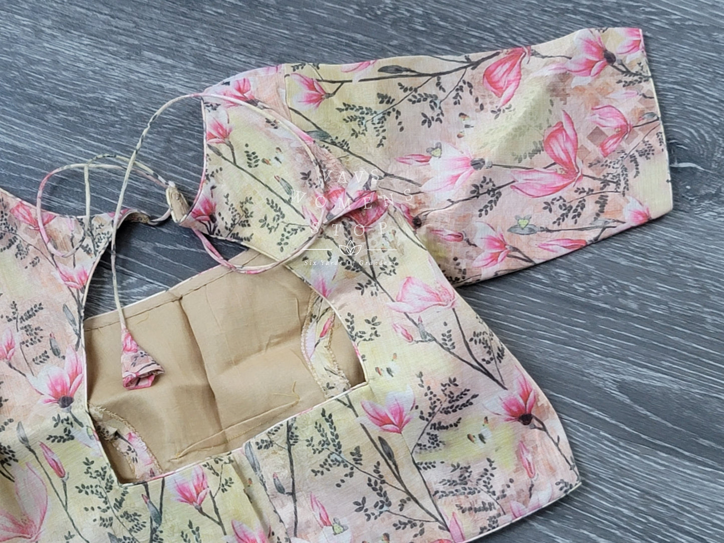 Floral Tissue Blouse