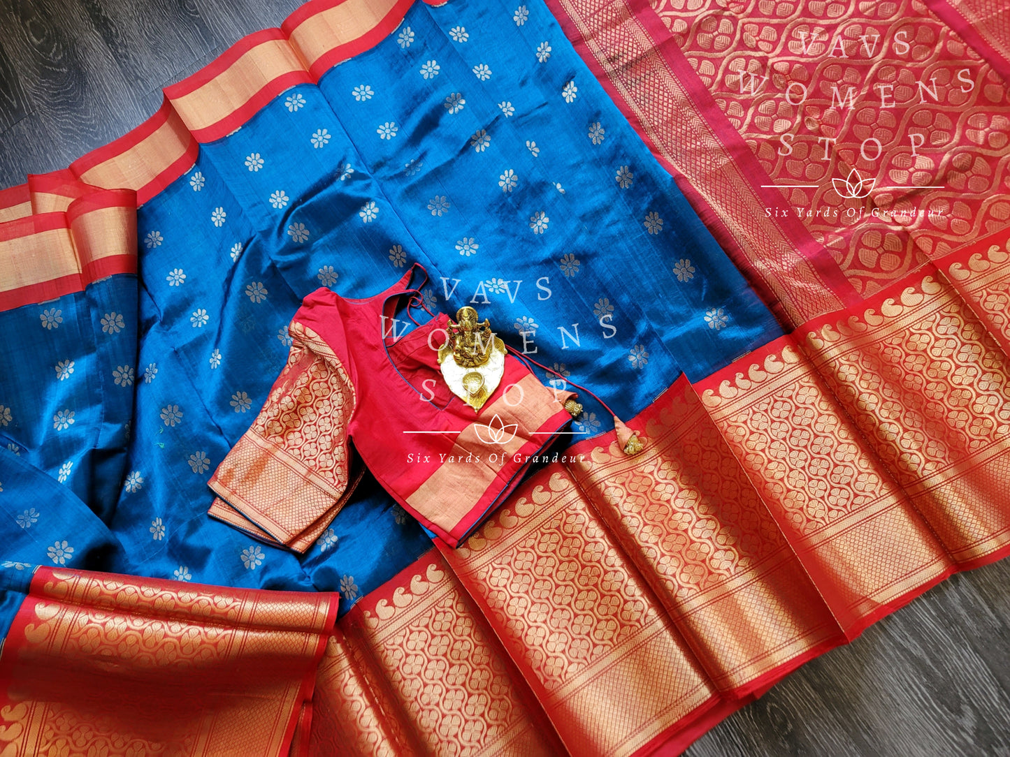 Pure Kuppadam Pattu Saree - Blouse