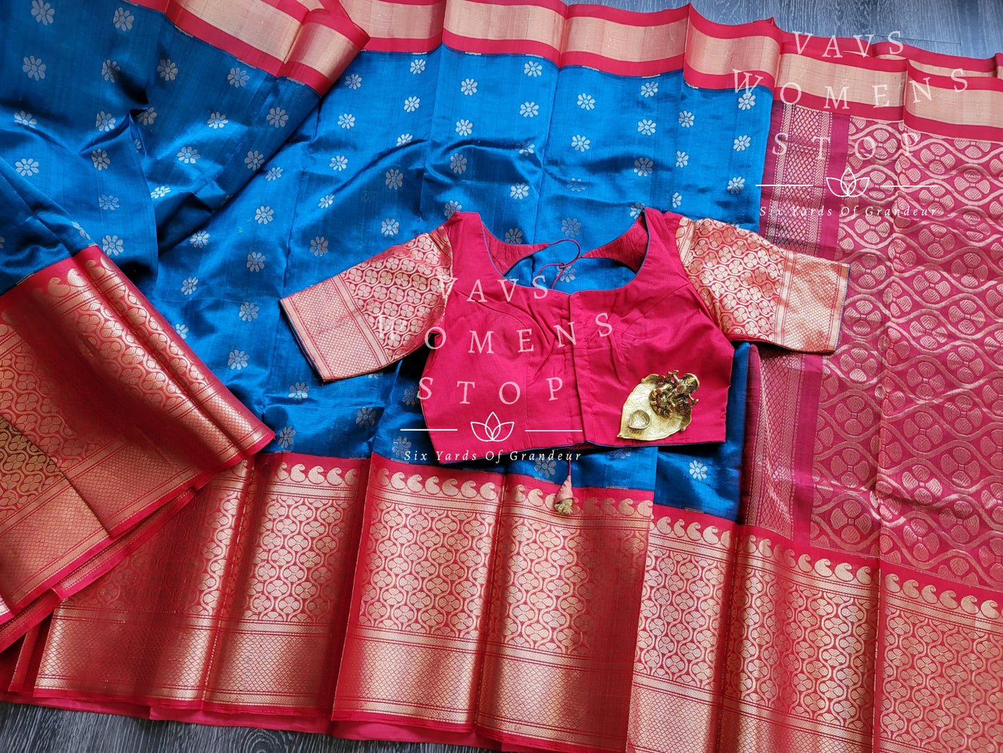 Pure Kuppadam Pattu Saree - Blouse