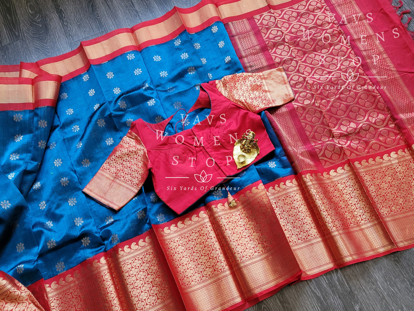 Pure Kuppadam Pattu Saree - Blouse