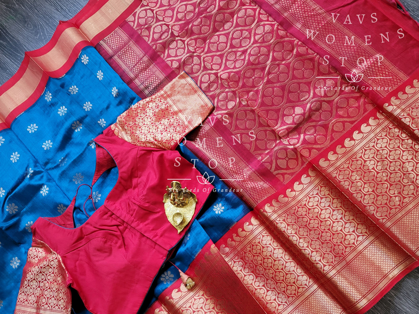 Pure Kuppadam Pattu Saree - Blouse