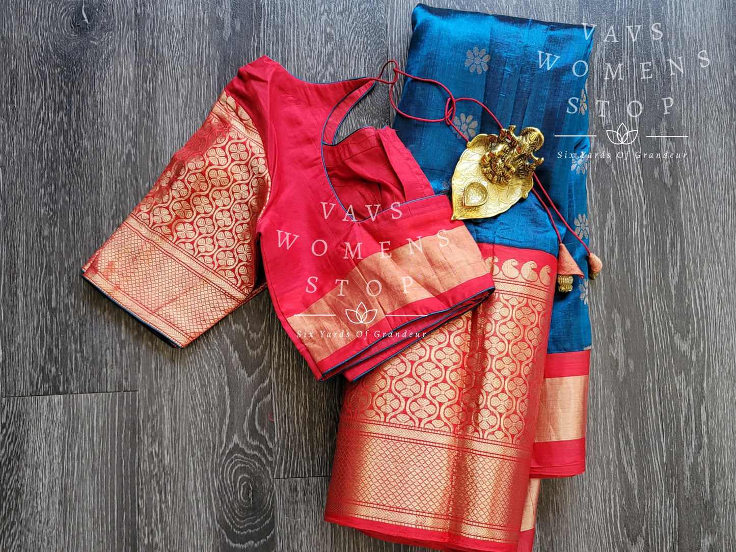 Pure Kuppadam Pattu Saree - Blouse