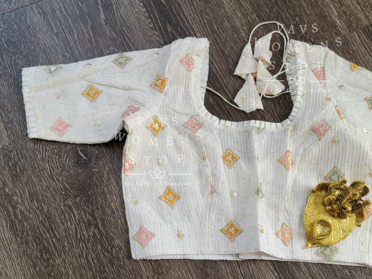 Pure Georgette Designer Sequins Blouse
