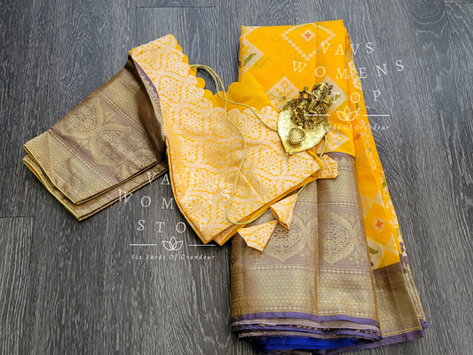 Soft Chanderi Silk Cotton saree - Blouse