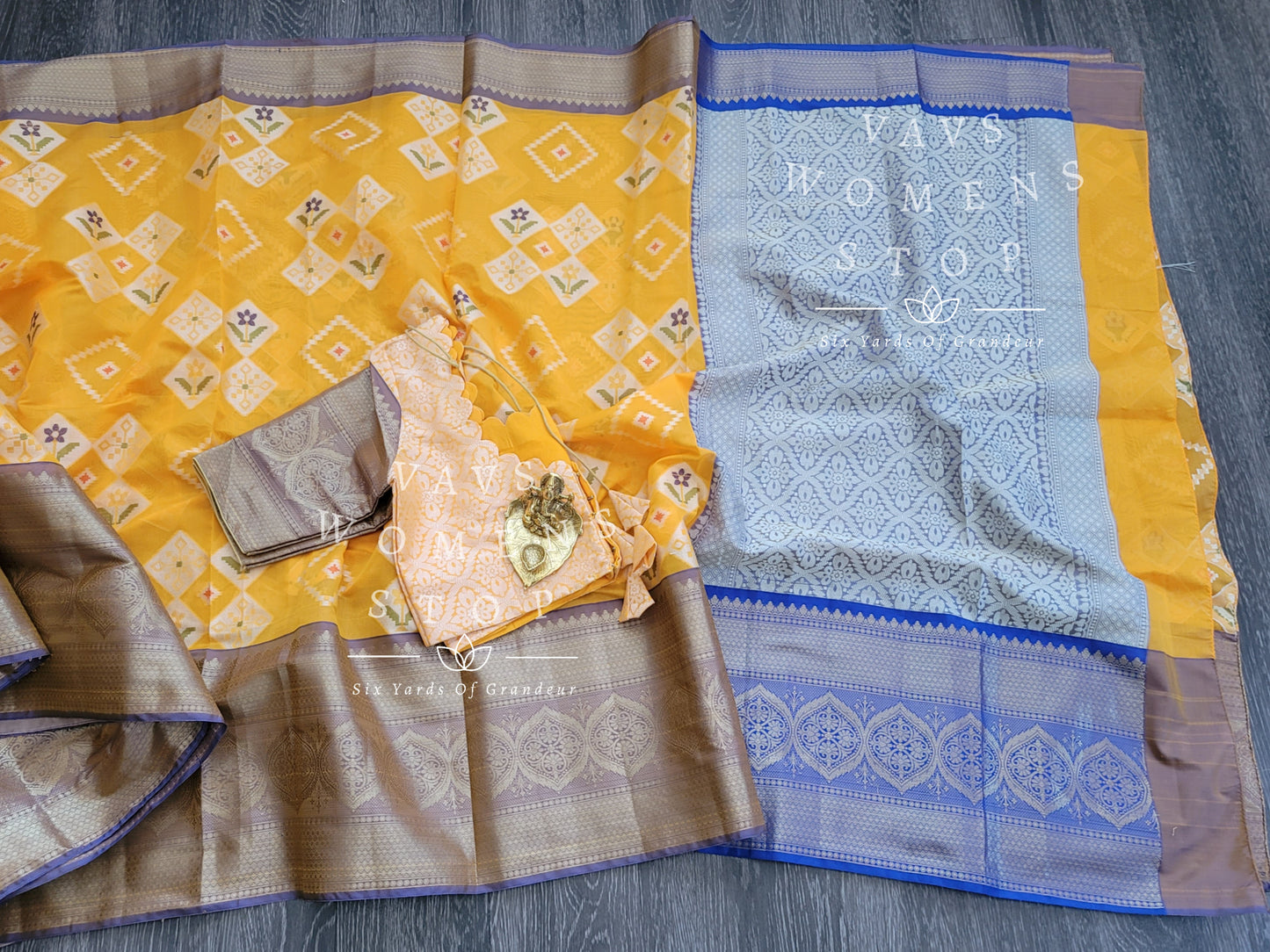 Soft Chanderi Silk Cotton saree - Blouse