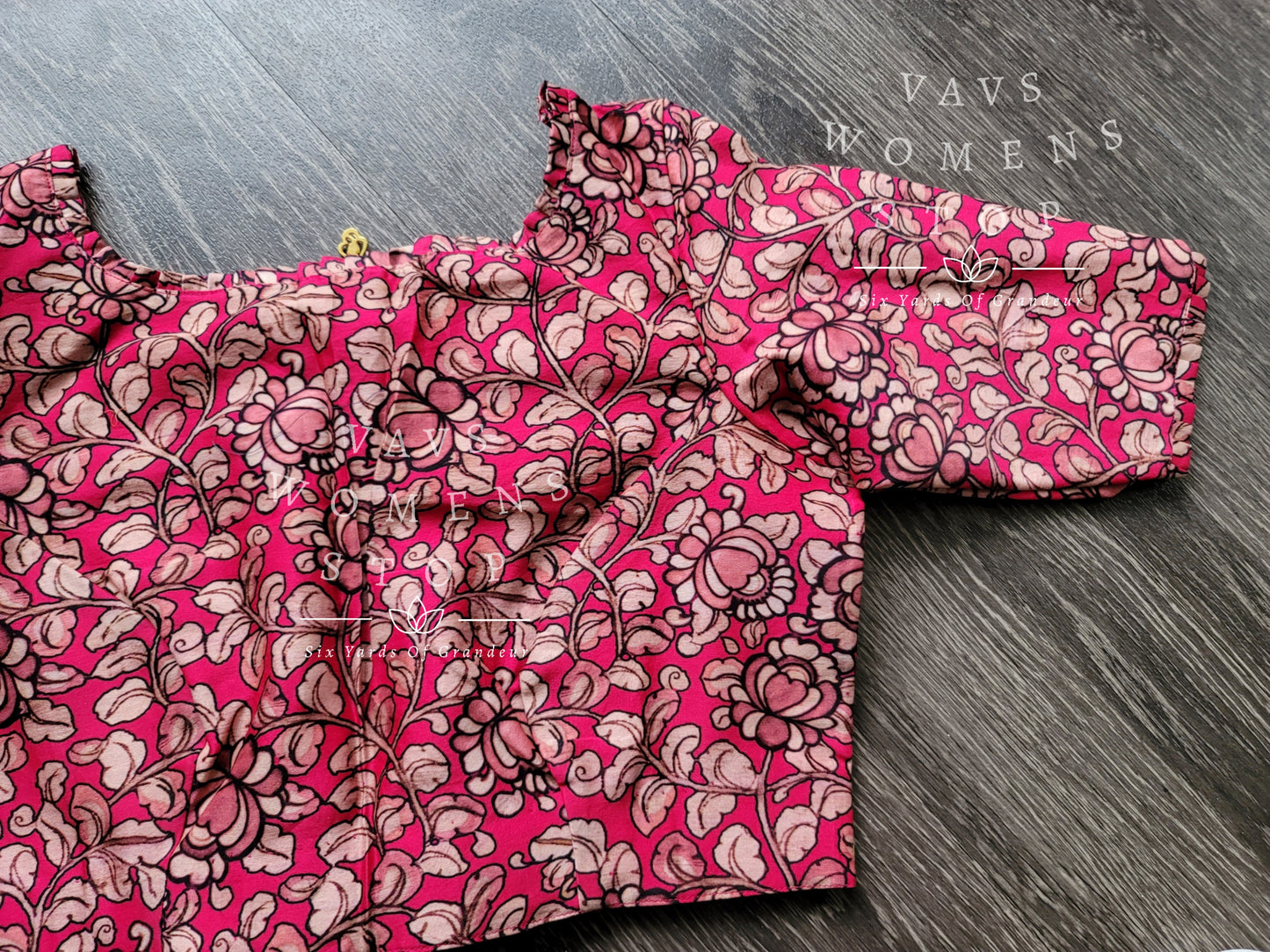 Pure Chanderi Kalamkari Blouse